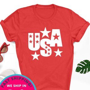 USA Flag shirt unisex Independence day 4th of july